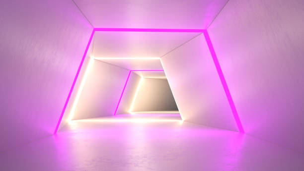 istock Futuristic Tunnel with Neon Lights 1315449912