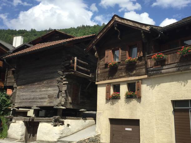 istock Switzerland: vissoie - canton of Valais 1315450847