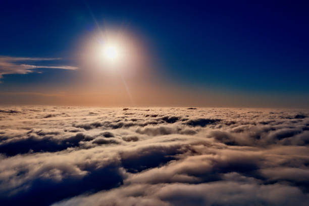 istock Top view of clouds, clouds in the mountains 1315451719