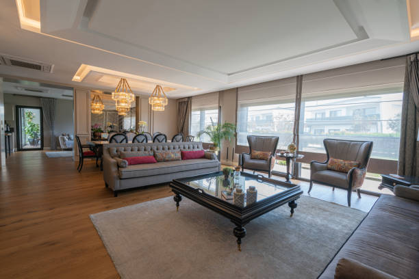 istock Modern cozy living room interior 1315465813