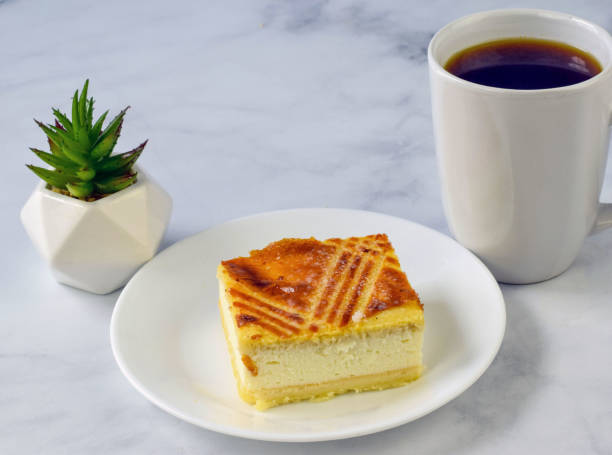 istock riccotta lemon cheese square with coffee 1315470754