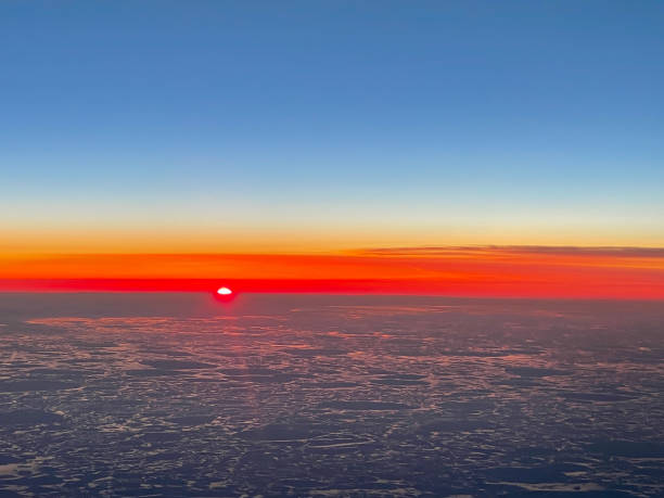 istock Bering sea sunrise from above 1315476933