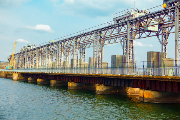 istock Hydroelectric power plant on the river 1315480142