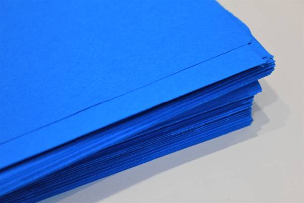 istock A Pile of Blue A4 Paper and card 1315481000