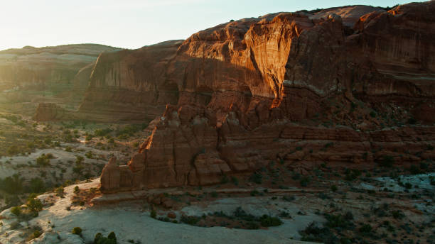 istock Utah Rock Formations at Sunset - Aerial 1315485889