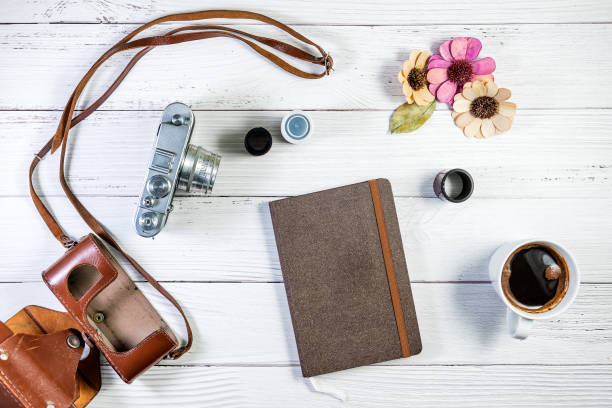 istock Photography Camera and Coffee mockup 1315492580