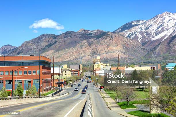 Ogden Utah Stock Photo - Download Image Now - Ogden - Utah, Utah, Wasatch Mountains