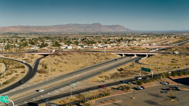 istock Highways Intersecting in Las Cruces, New Mexico - Aerial 1315520700