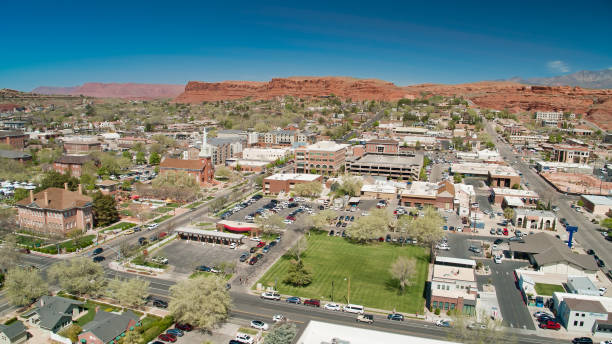 istock Downtown St. George, Utah - Aerial 1315524150