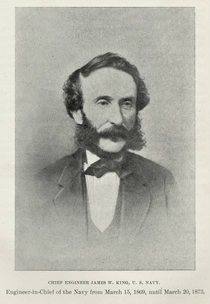 istock James King Portrait, Chief Engineer of US Navy, 19th Century US Naval History 1315524427