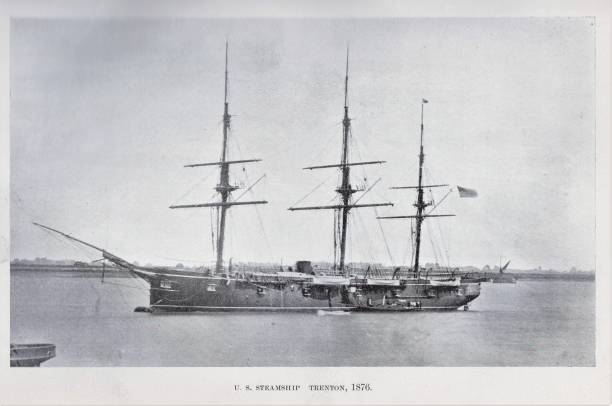 istock USS Trenton Steamship 1876, 19th Century US Naval History 1315524498