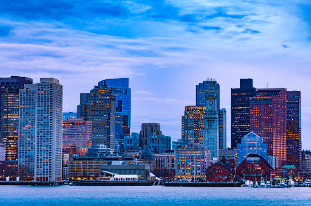istock Evening photo of Boston downtown from harbor 1315538102