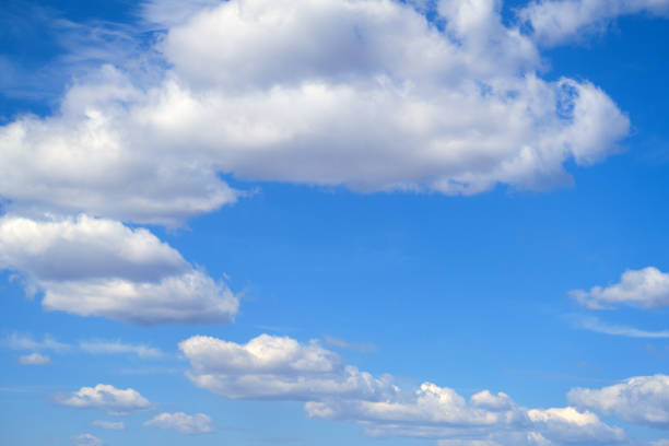 istock Clouds lined up in a circle in the blue sky, copy space for text 1315538337