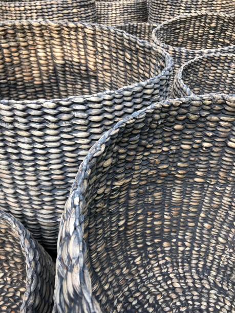istock Texture of Traditional hand made waterhyacynth basket 1315549529
