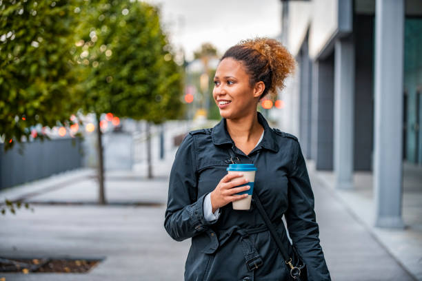 istock Portrait of Young Mixed Race Office Worker on Coffee Break 1315555944
