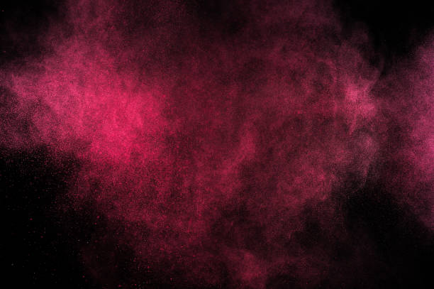 istock Magenta powder explosion on black background. 1315570057