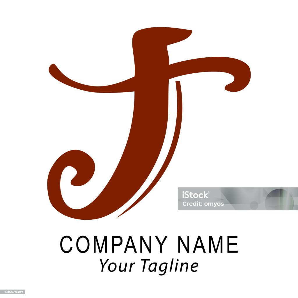 Scripted Letter T Vector Vector Hand Draw Sketch Script T For Classic Corporate At White ...