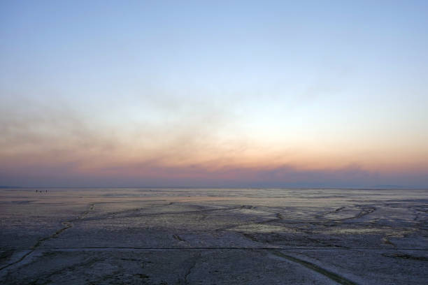 istock Moody winter seascape background 1315589349