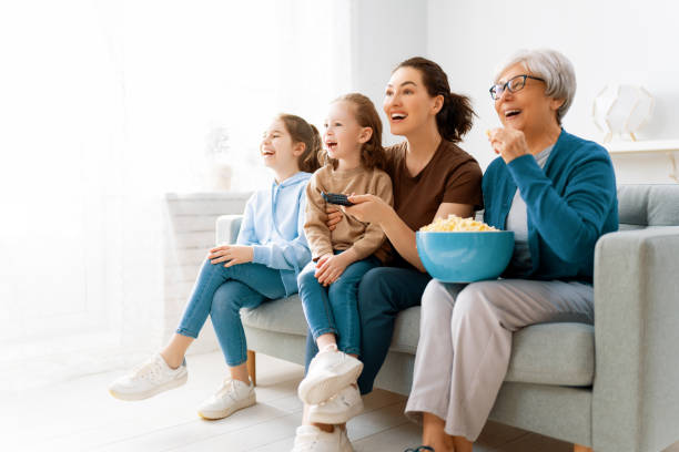 istock Happy family spending time together. 1315593335