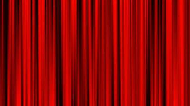 Vector illustration of Red curtain. Abstract smooth strips background.