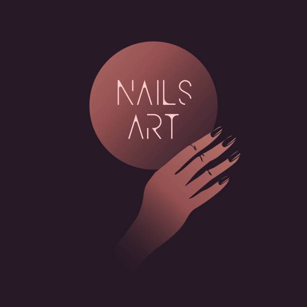 40+ Black Woman Nail Art Stock Illustrations, Royalty-Free Vector