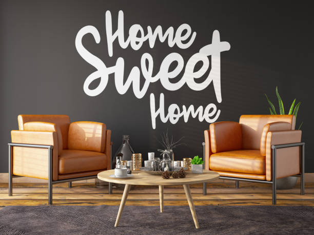 istock Home Sweet Home Concept with Armchairs 1315611724