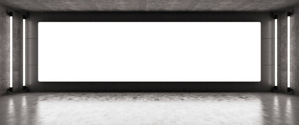 istock Empty Wide Screen in Theater Room 1315613376