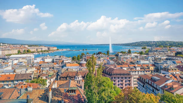 istock Geneva city in daytime 1315621831