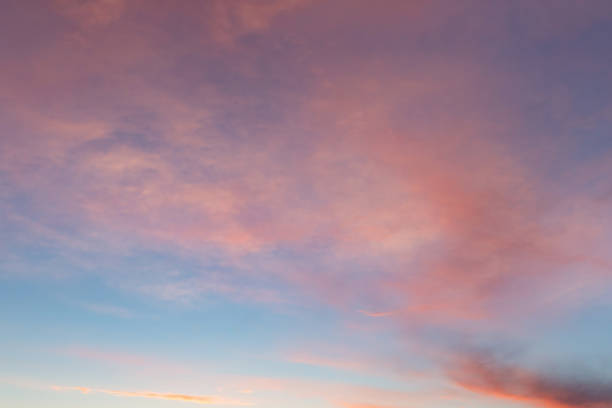 istock Sunset sky with multicolor clouds. Sky for replacement in architectural photography or 3d design. 1315623198