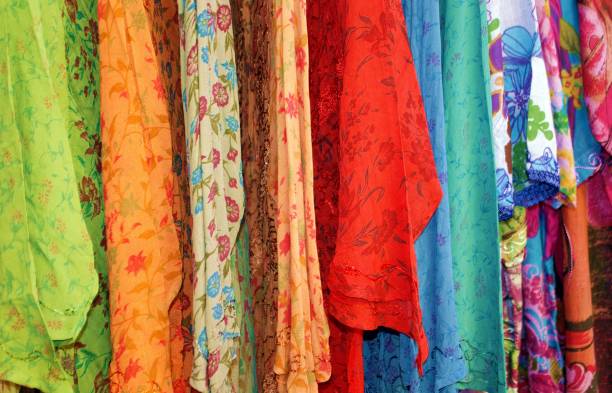istock Colorful scarves and summer dresses 1315628519