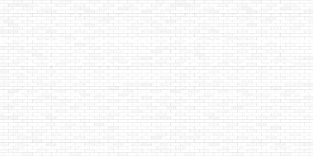 White brick wall background, Light grey brick wall. Vector illustration. stone wall background stock illustrations