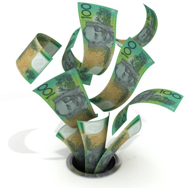 istock Australian money falling finance crisis 1315634739