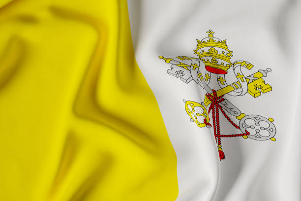 indicateur de vaticano.3d illustration - papal conclave photos et images de collection