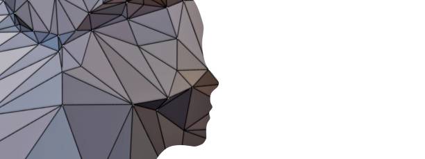 istock Abstract person profile silhouette and white background 1315638978