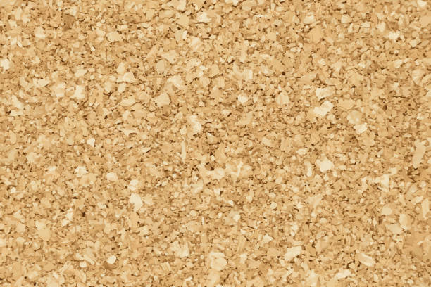 ilustrações de stock, clip art, desenhos animados e ícones de brown yellow color of cork textured background (vector) - bulletin board backgrounds thumbtack cork