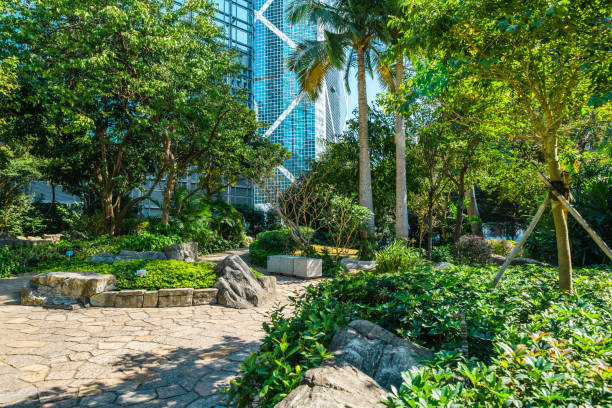 istock City park with modern building 1315659787