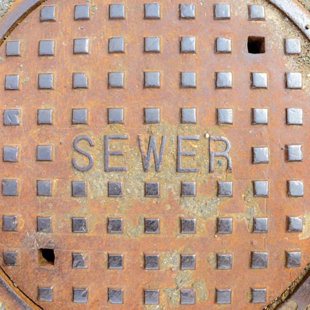 istock Heavy Metal Sewer Cover 1315664016