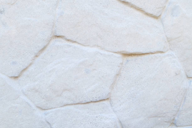 istock Close-up details of ceramic pattern. White geometrical mosaic ornament. 1315679729