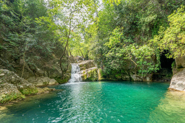 istock Etler waterfall and pools, Antalya, Turkey 1315686399
