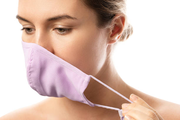 istock Maskne - acne breakouts from wearing a face mask 1315696733