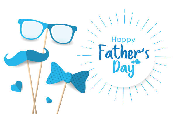 dzień ojca - fathers day stock illustrations