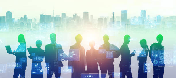 istock Business network concept. Group of professional. Teamwork. Human resources. 1315756624