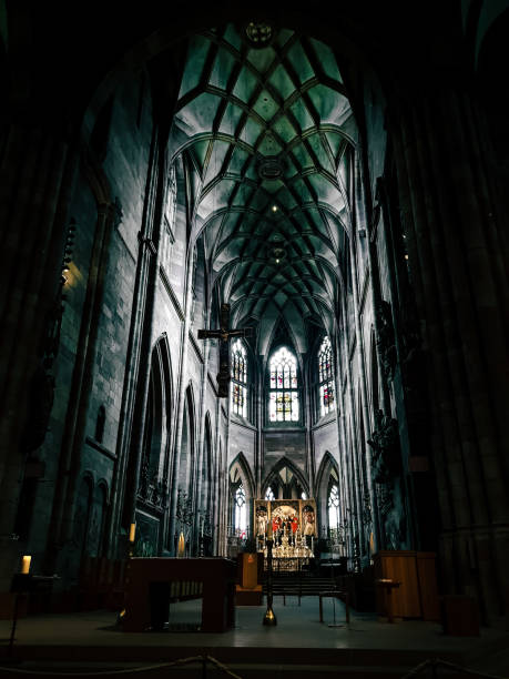 インサイド・フラウミュンスター - gothic style 写真 ストックフォトと画像