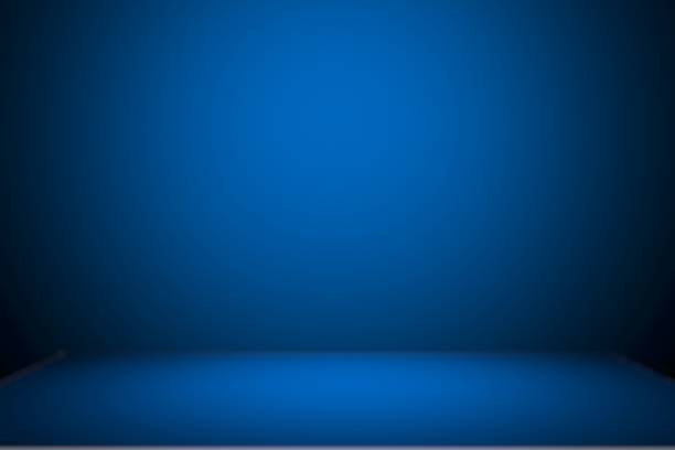 抽象藍色背景，空藍色梯度房工作室背景，抽象背景，藍色背景，藍色房間工作室背景 - 藍色的背景 圖片 個照片及圖片檔
