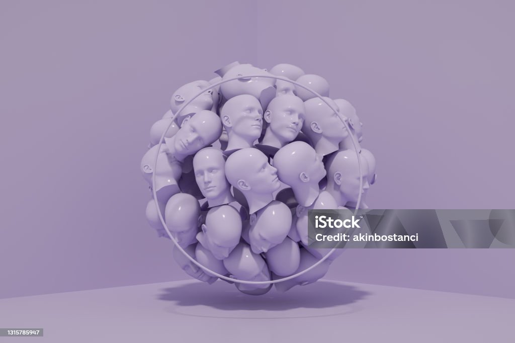Sphere Object Head Human Heads In Sphere Shape Artificial Intelligence Machine Learning ...