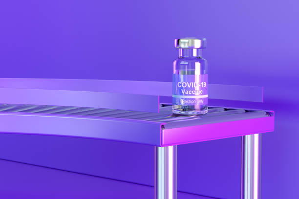 istock Covid-19 Vaccine, Production Line, Conveyor Belt 1315786350