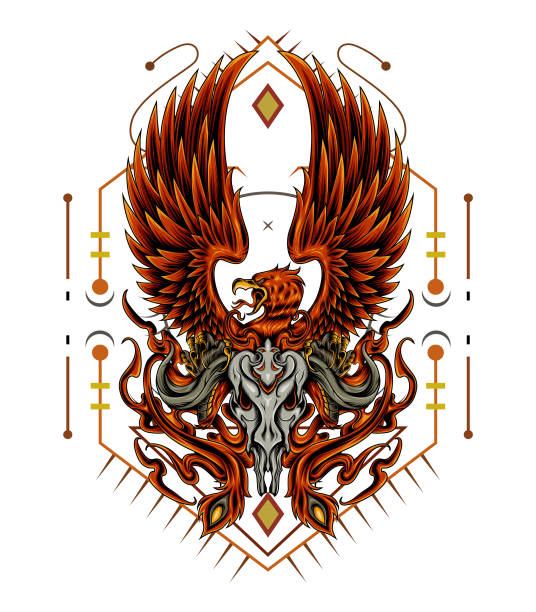 Phoenix Wings Tattoo Designs Illustrations, Royalty-Free Vector Graphics &  Clip Art - iStock