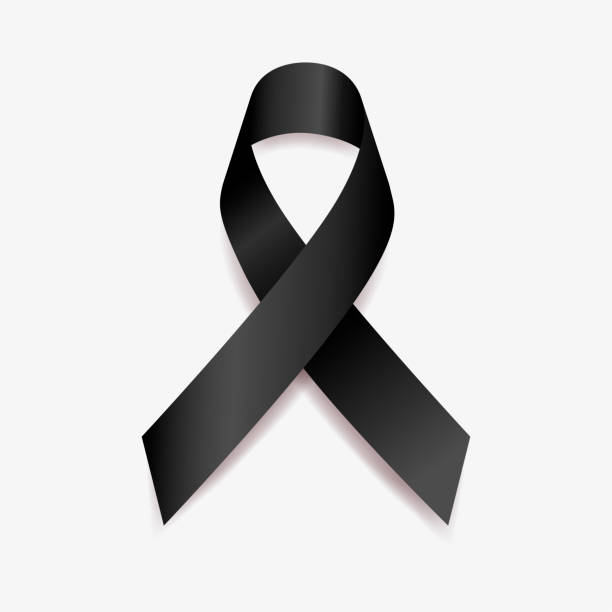 May is National Melanoma and Skin Cancer Awareness Month. Concept with black Ribbon. Banner template. Vector illustration. May is National Melanoma and Skin Cancer Awareness Month. Concept with black Ribbon. Banner template. Vector illustration. melanoma stock illustrations