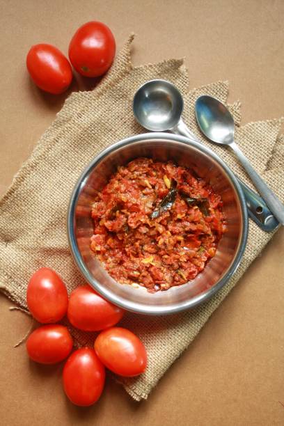 Delicious South Indian Tomato Curry or chutney