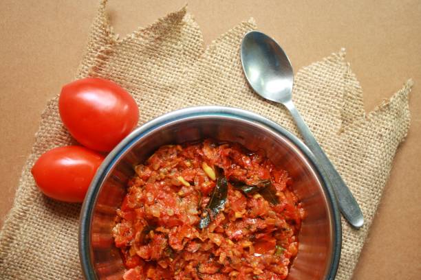 istock Delicious South Indian Tomato Curry or chutney 1315795308